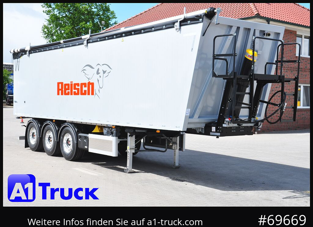 REISCH RHKS, Alu-Kippmulde 52m³, Miete - Semi-reboque basculante: foto 1 REISCH RHKS, Alu-Kippmulde 52m³, Miete - Semi-reboque basculante: foto 1
