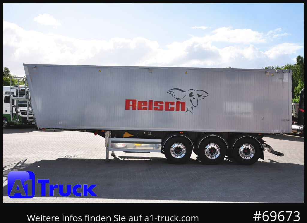 Semi-reboque basculante novo REISCH RHKS, Alu-Kippmulde 54m³, Kombitüren, Alufelgen, Liftachse,: foto 10