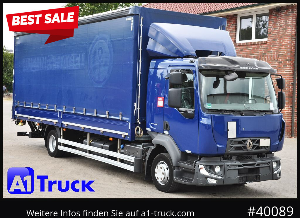 RENAULT D 240, 4x2, Ladebordwand, LBW, guter Zustand - Camião de lona: foto 1 RENAULT D 240, 4x2, Ladebordwand, LBW, guter Zustand - Camião de lona: foto 1
