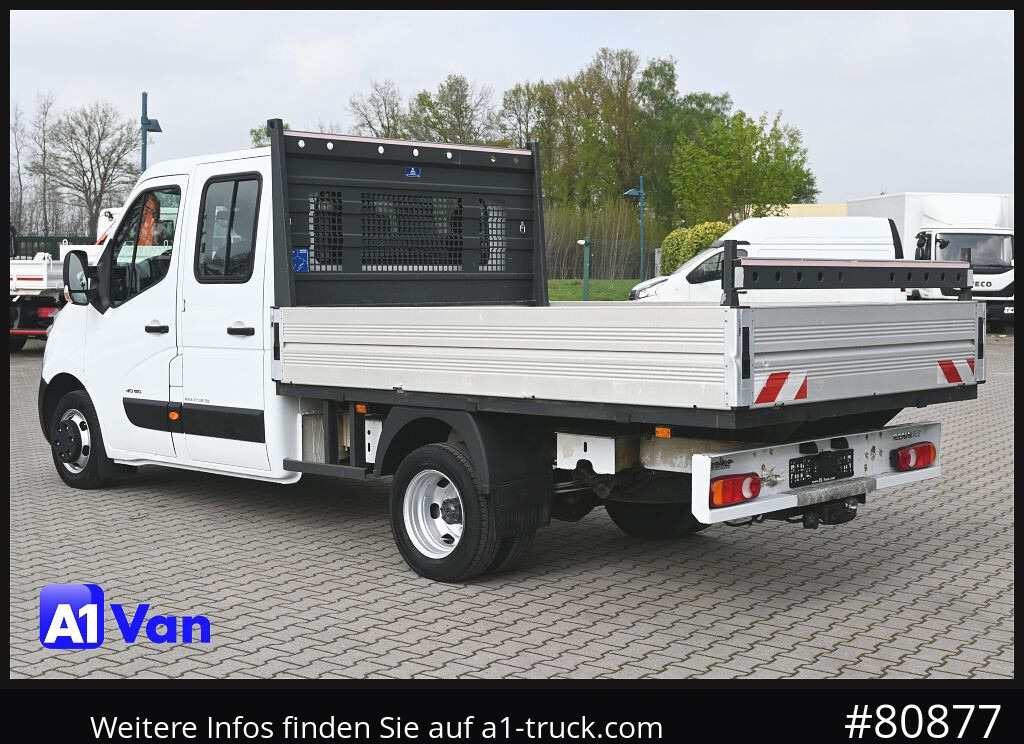Carrinha de caixa aberta, Carrinha cabine dupla RENAULT Master Pritsche Doka, AHK 3,5Tonnen , Klima, Luftfederung: foto 11