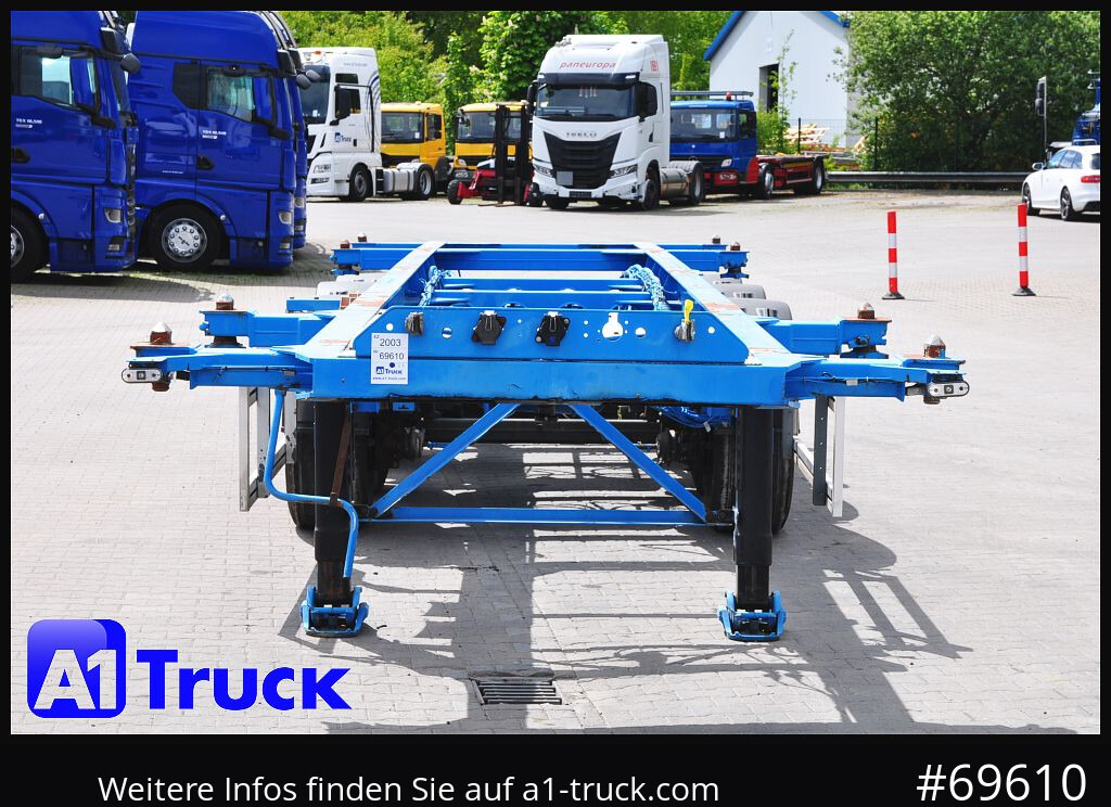 ROHR ADR, Alufelgen, Alurahmen 20- 30 Fuss Container - Semi-reboque transportador de contêineres/ Caixa móvel: foto 2 ROHR ADR, Alufelgen, Alurahmen 20- 30 Fuss Container - Semi-reboque transportador de contêineres/ Caixa móvel: foto 2