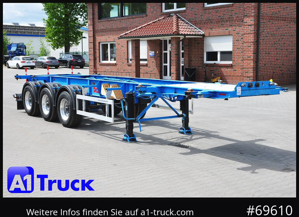 ROHR ADR, Alufelgen, Alurahmen 20- 30 Fuss Container - Semi-reboque transportador de contêineres/ Caixa móvel: foto 1 ROHR ADR, Alufelgen, Alurahmen 20- 30 Fuss Container - Semi-reboque transportador de contêineres/ Caixa móvel: foto 1