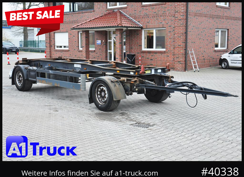 SCHMITZ ACF 18 Luft SAF TüV 07-2026, - Reboque ampliroll/ Multibenne: foto 1 SCHMITZ ACF 18 Luft SAF TüV 07-2026, - Reboque ampliroll/ Multibenne: foto 1