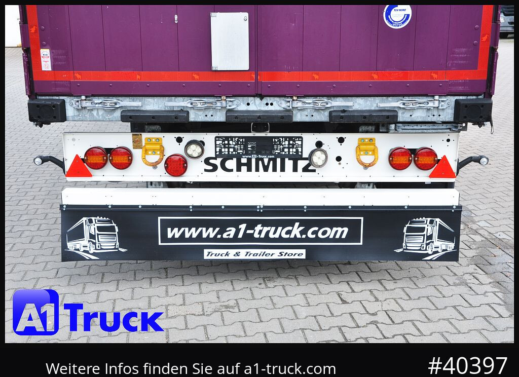 SCHMITZ S01, Code XL, verzinkt, VDI 2700, original 24.647 km - Semi-reboque de lona: foto 4 SCHMITZ S01, Code XL, verzinkt, VDI 2700, original 24.647 km - Semi-reboque de lona: foto 4