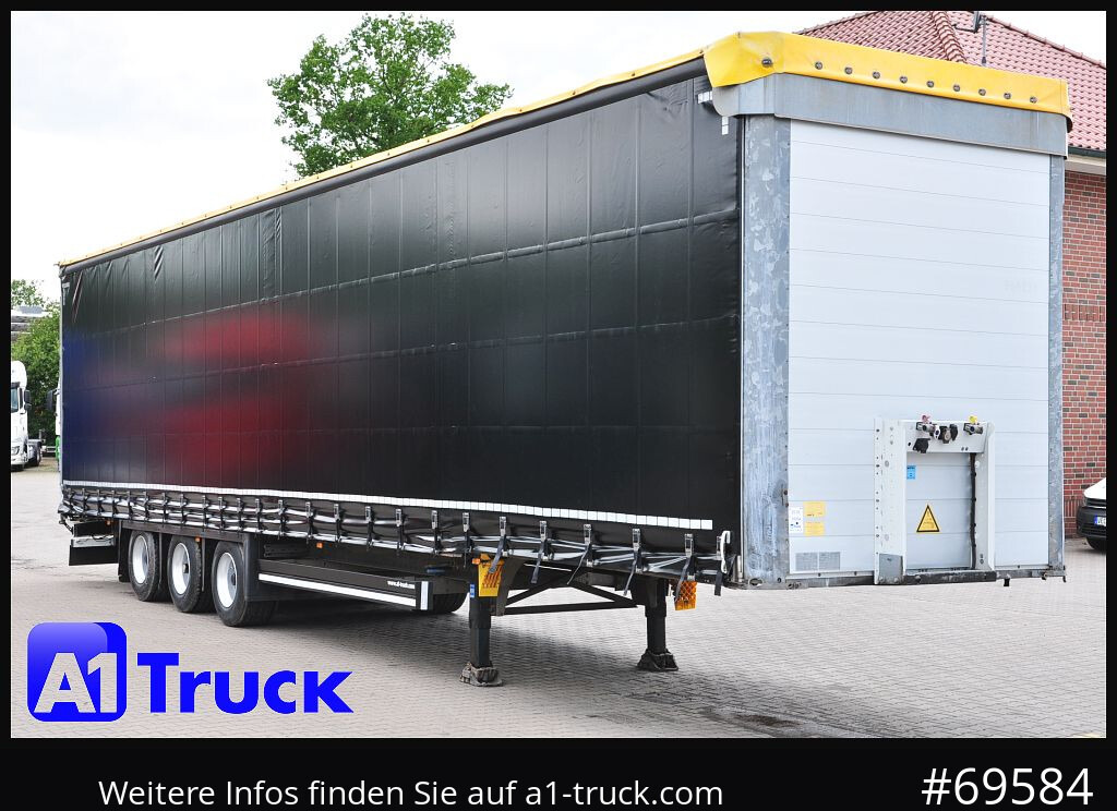 SCHMITZ SCS 24, Mega, BPW, verzinkt, VDI 2700, neue Plane - Semi-reboque de lona: foto 1 SCHMITZ SCS 24, Mega, BPW, verzinkt, VDI 2700, neue Plane - Semi-reboque de lona: foto 1