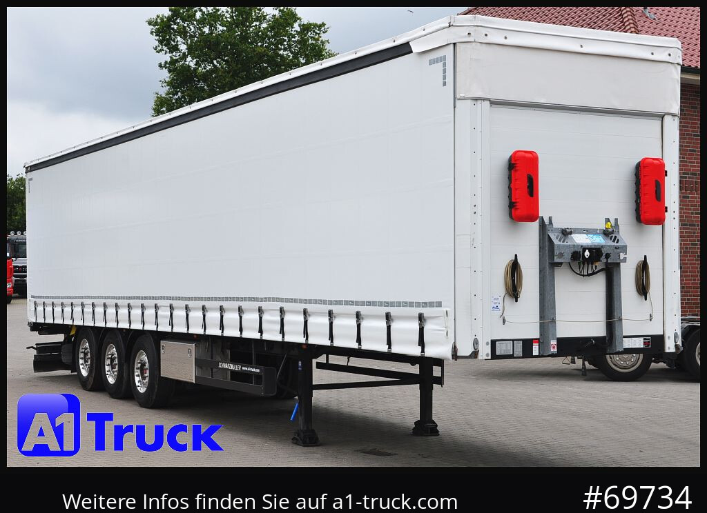 SCHWARZMUELLER Lenkachse Alu, Lift, Code XL DC 9.5 5920 Kg, - Semi-reboque de lona: foto 1 SCHWARZMUELLER Lenkachse Alu, Lift, Code XL DC 9.5 5920 Kg, - Semi-reboque de lona: foto 1
