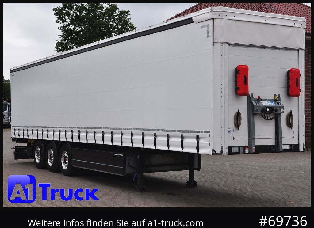 SCHWARZMUELLER Lenkachse Alu, Lift, PK, Code XL DC 9.5 5920 Kg, - Semi-reboque de lona: foto 1 SCHWARZMUELLER Lenkachse Alu, Lift, PK, Code XL DC 9.5 5920 Kg, - Semi-reboque de lona: foto 1
