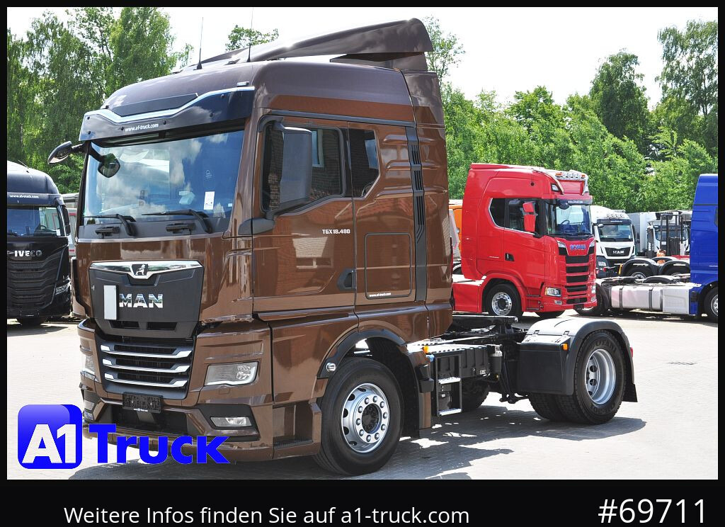 Tractor MAN TGX 18,480 BLS Intarder Standklima, Soundsystem: foto 13