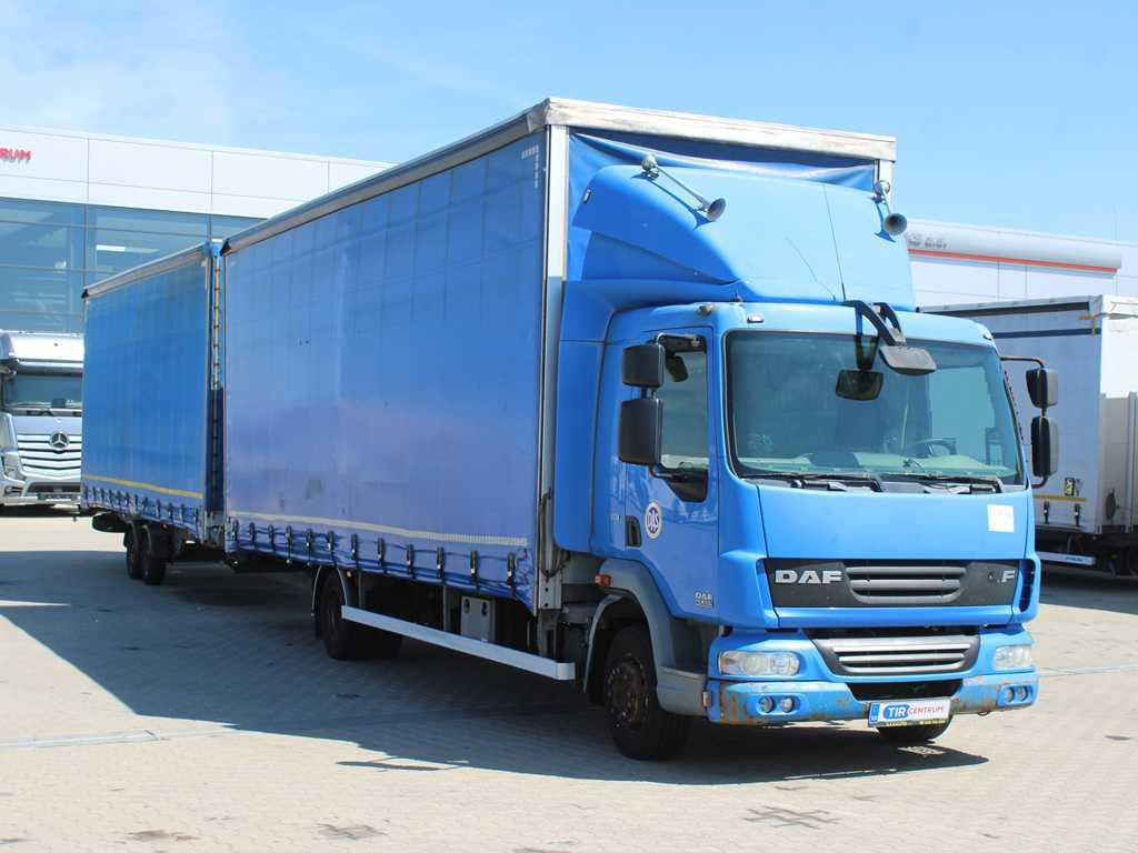 DAF FA LF 45, EURO 5, TYRES 80% + AGADOS TRAILER - Camião de lona: foto 3 DAF FA LF 45, EURO 5, TYRES 80% + AGADOS TRAILER - Camião de lona: foto 3