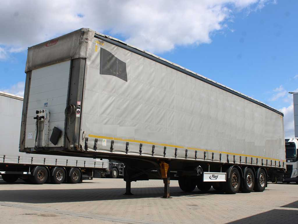 Fliegl SDS 043 DA, MULTILOCK, SAF, LIFTING AXLE - Semi-reboque de lona: foto 1 Fliegl SDS 043 DA, MULTILOCK, SAF, LIFTING AXLE - Semi-reboque de lona: foto 1