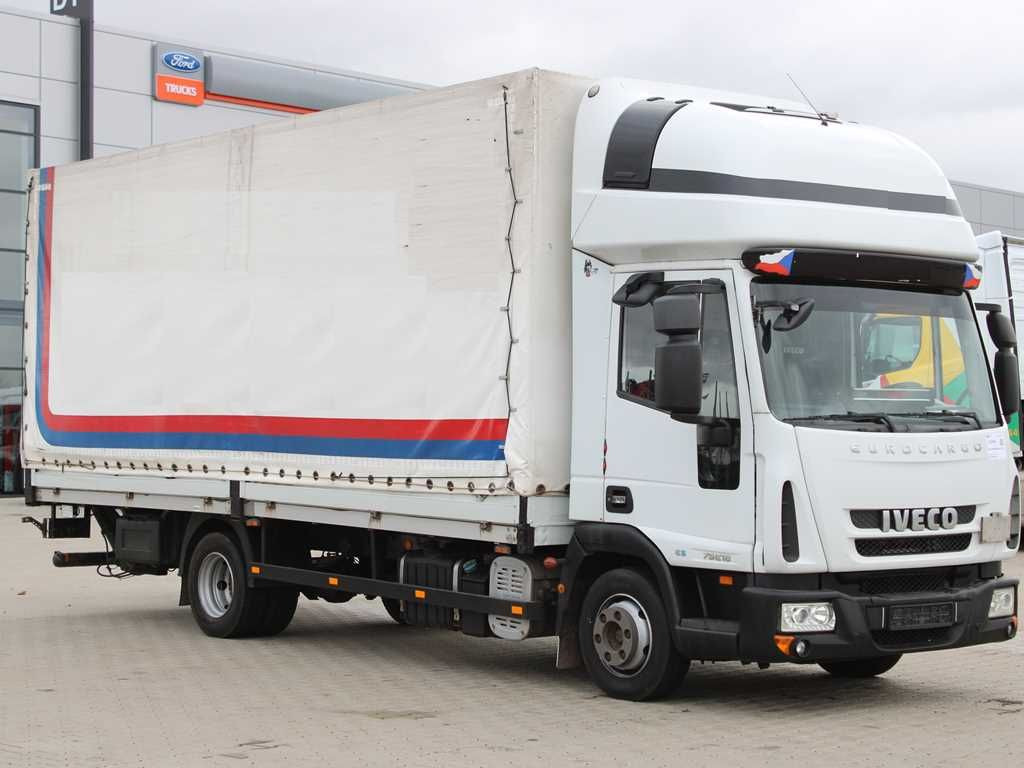 Iveco EUROCARGO 75E18, HYDRAULIC LIFT, SLEEPING CABIN Iveco EUROCARGO 75E18, TAIL LIFT, SLEEPING CABIN - Camião de lona: foto 2 Iveco EUROCARGO 75E18, HYDRAULIC LIFT, SLEEPING CABIN Iveco EUROCARGO 75E18, TAIL LIFT, SLEEPING CABIN - Camião de lona: foto 2
