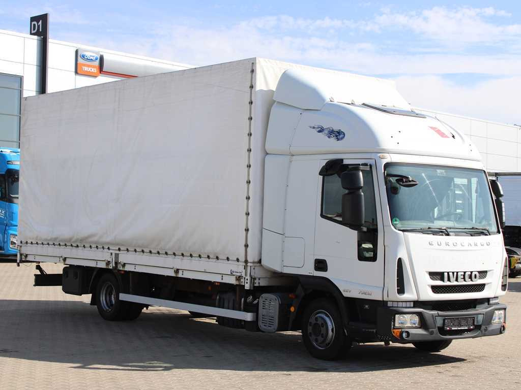Iveco EUROCARGO ML 75E18, EURO 5EEV, PNEU 90%, SIDE - Camião de lona: foto 2 Iveco EUROCARGO ML 75E18, EURO 5EEV, PNEU 90%, SIDE - Camião de lona: foto 2