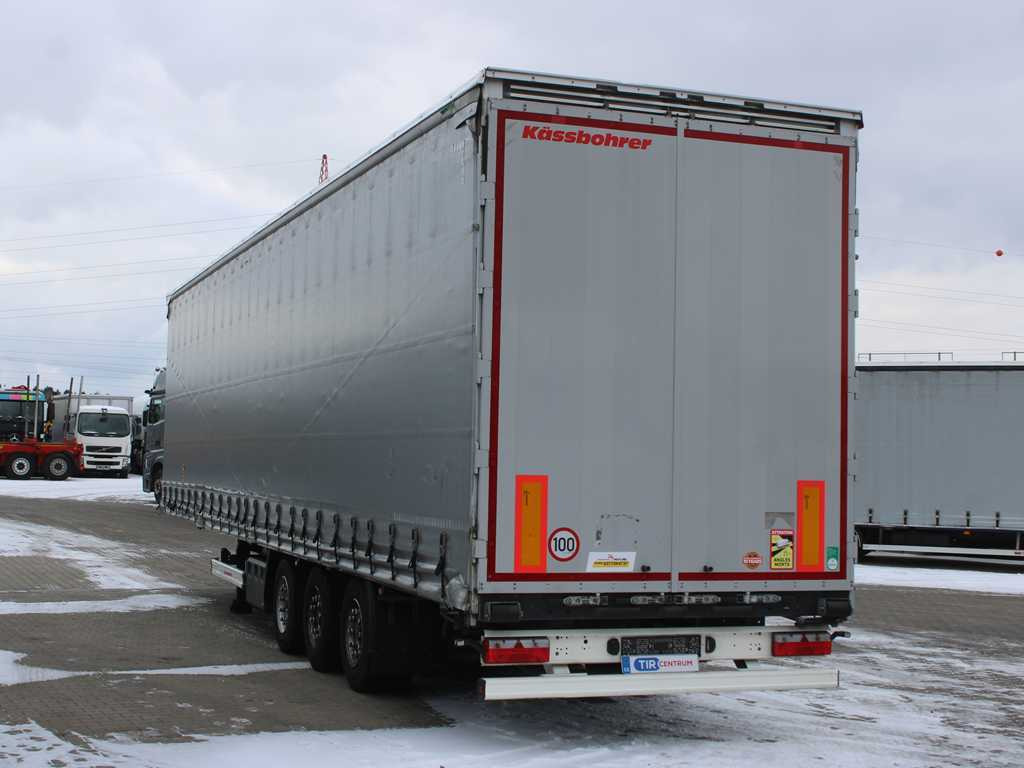 Kässbohrer MAXIMA, LOWDECK, LIFTING AXLE, MULTILOCK, LIFTING ROOF - Semi-reboque de lona: foto 5 Kässbohrer MAXIMA, LOWDECK, LIFTING AXLE, MULTILOCK, LIFTING ROOF - Semi-reboque de lona: foto 5