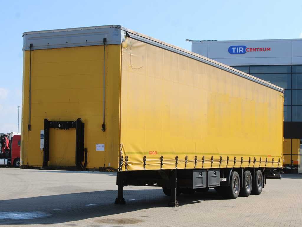 Kögel S 24-1, LOWDECK, LIFTING AXLE, SAF, LIFTING ROOF - Semi-reboque de lona: foto 1 Kögel S 24-1, LOWDECK, LIFTING AXLE, SAF, LIFTING ROOF - Semi-reboque de lona: foto 1