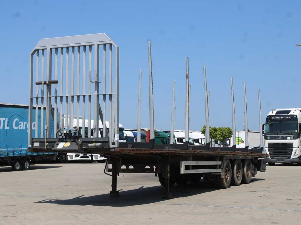 Krone PROFILINER, LIFTING AXLE, SAF - Semi-reboque transporte de madeira: foto 1 Krone PROFILINER, LIFTING AXLE, SAF - Semi-reboque transporte de madeira: foto 1