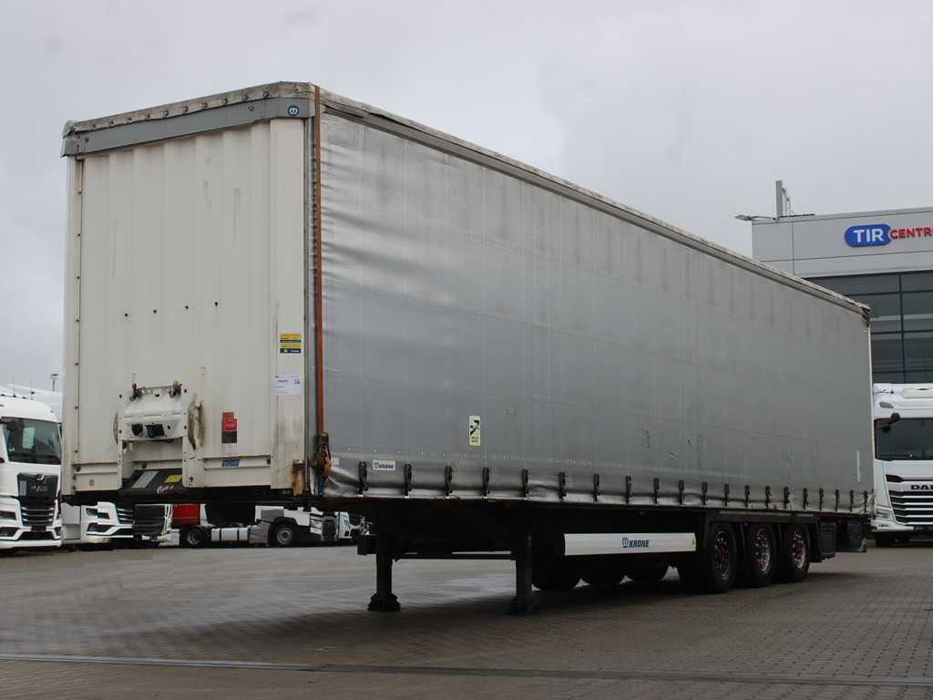 Krone SD, LOWDECK, MULTILOCK, LIFTING AXLE, LIFTING ROOF - Semi-reboque de lona: foto 1 Krone SD, LOWDECK, MULTILOCK, LIFTING AXLE, LIFTING ROOF - Semi-reboque de lona: foto 1