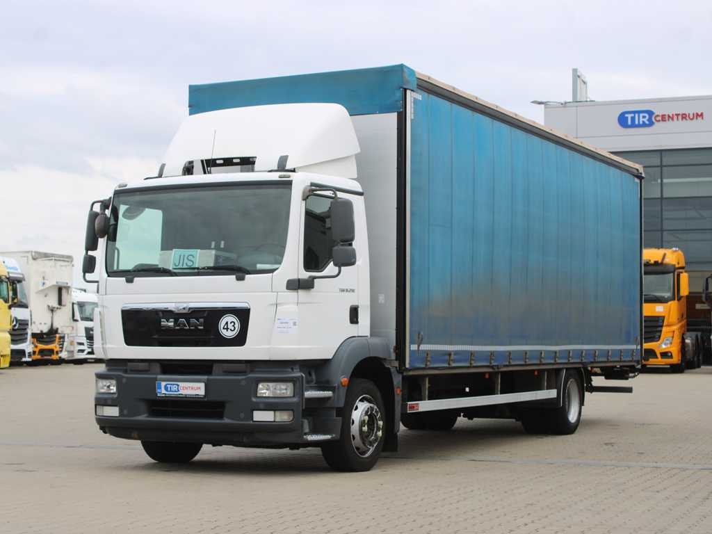 MAN TGM 18.290, EURO 5, AIR SUSPENSION - Camião de lona: foto 1 MAN TGM 18.290, EURO 5, AIR SUSPENSION - Camião de lona: foto 1
