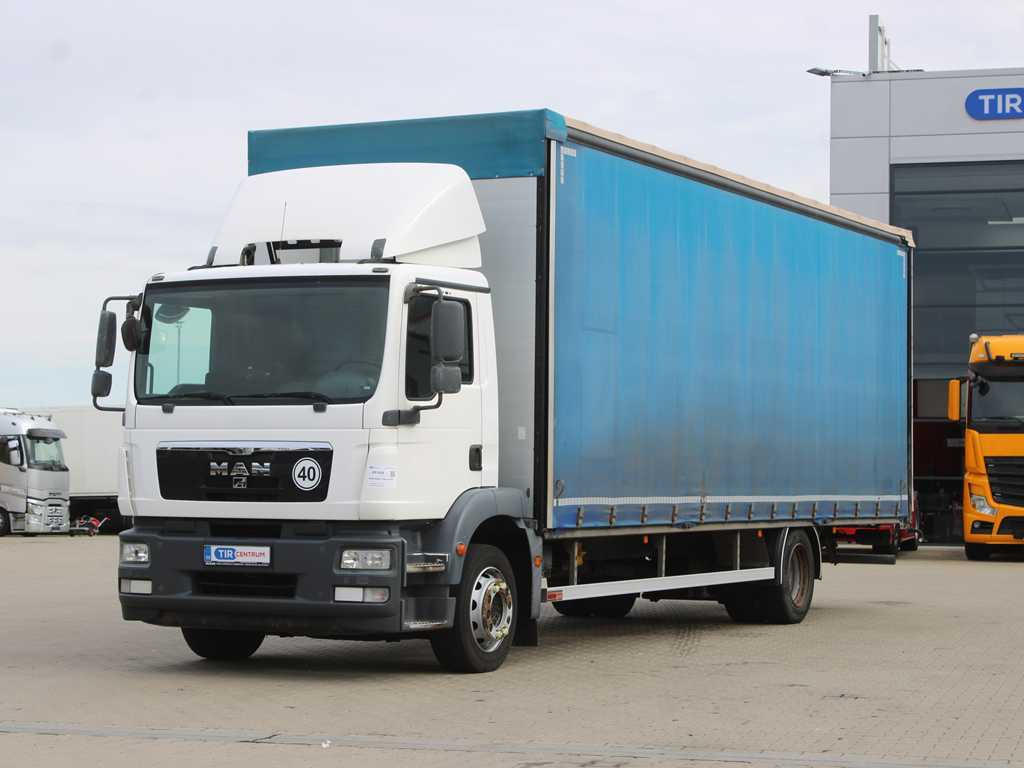 MAN TGM 18.290, EURO 5, AIR SUSPENSION - Camião de lona: foto 1 MAN TGM 18.290, EURO 5, AIR SUSPENSION - Camião de lona: foto 1