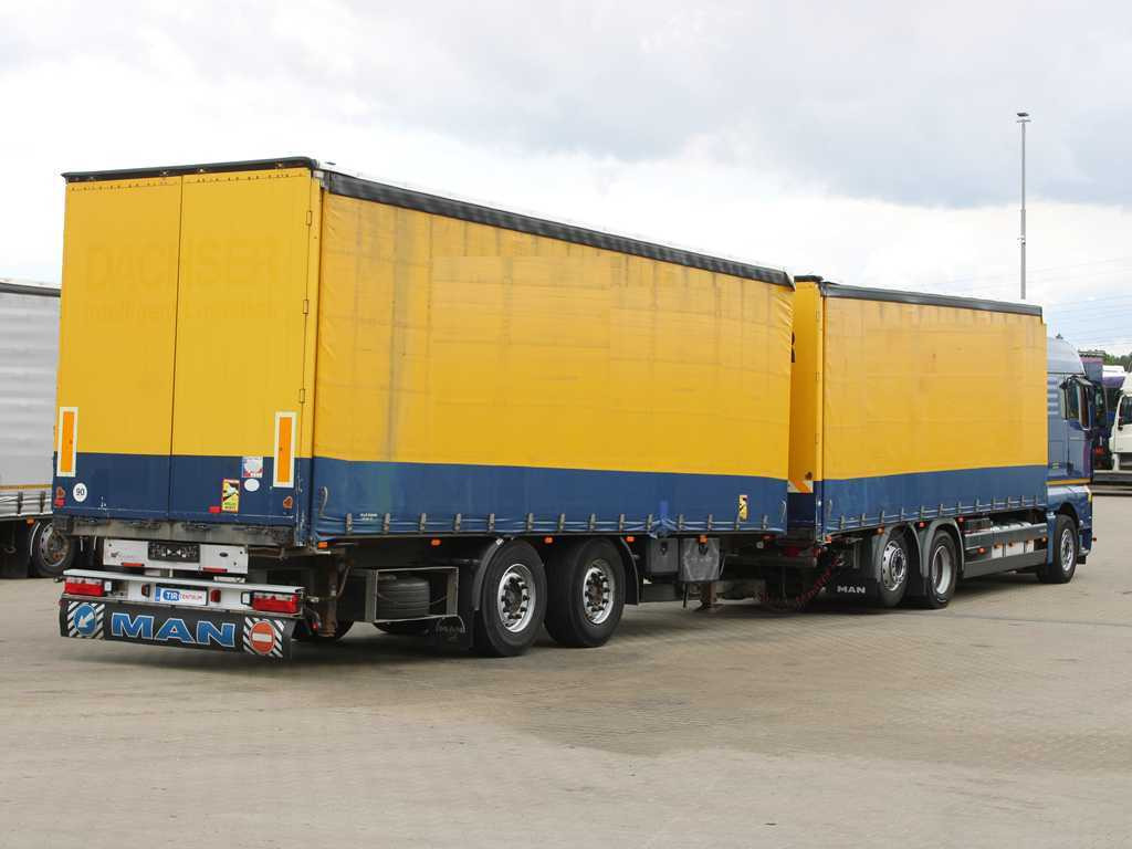MAN TGS 26.440, 6X2, EURO 5, LIFTING AXLE, TV + K&G ZPA 18 - Camião de lona: foto 4 MAN TGS 26.440, 6X2, EURO 5, LIFTING AXLE, TV + K&G ZPA 18 - Camião de lona: foto 4