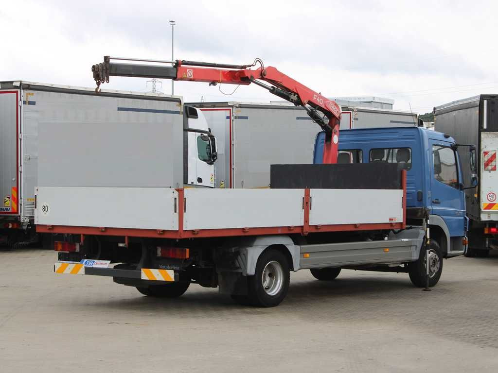 Mercedes-Benz ATEGO 1018, EURO 3, CRANE FASSI F40A.21 - Camião de caixa aberta/ Plataforma, Camião grua: foto 3 Mercedes-Benz ATEGO 1018, EURO 3, CRANE FASSI F40A.21 - Camião de caixa aberta/ Plataforma, Camião grua: foto 3
