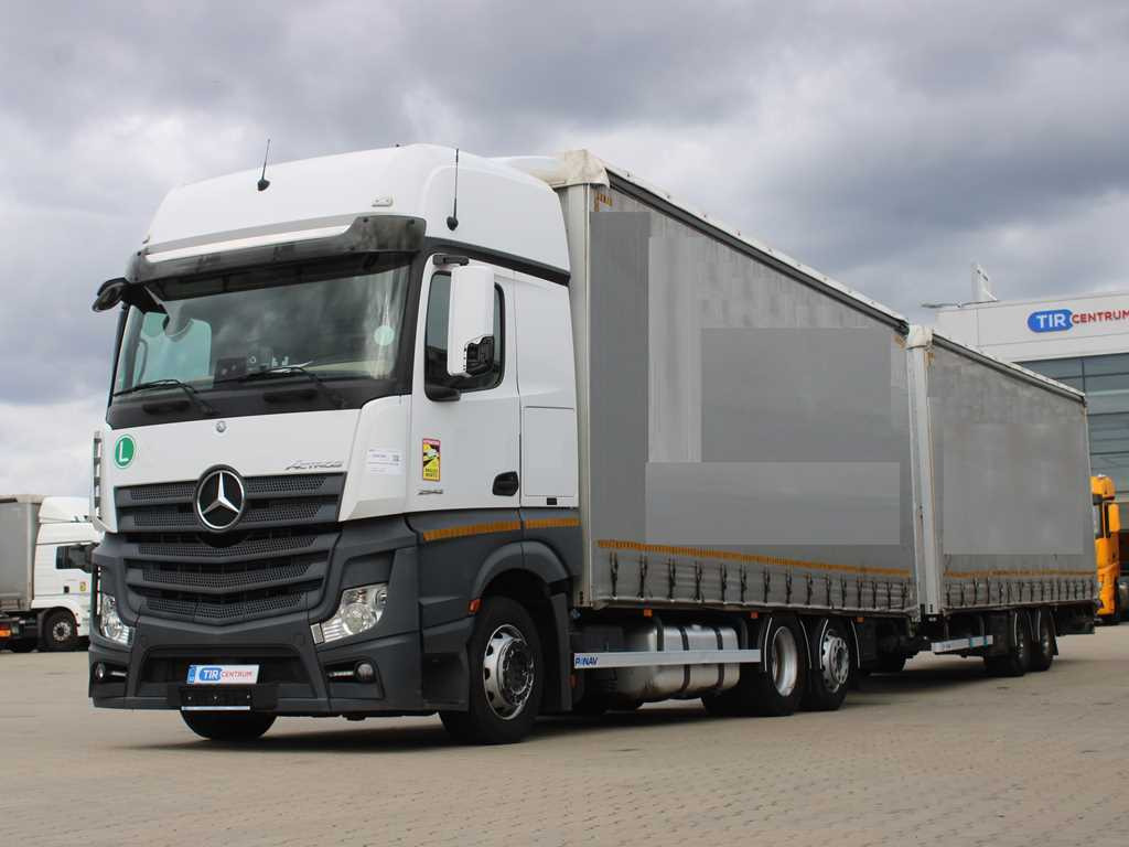 Mercedes-Benz Actros 2542, 6X2, LIFTING AXLE + PANAV TVK18M - Camião de lona: foto 1 Mercedes-Benz Actros 2542, 6X2, LIFTING AXLE + PANAV TVK18M - Camião de lona: foto 1