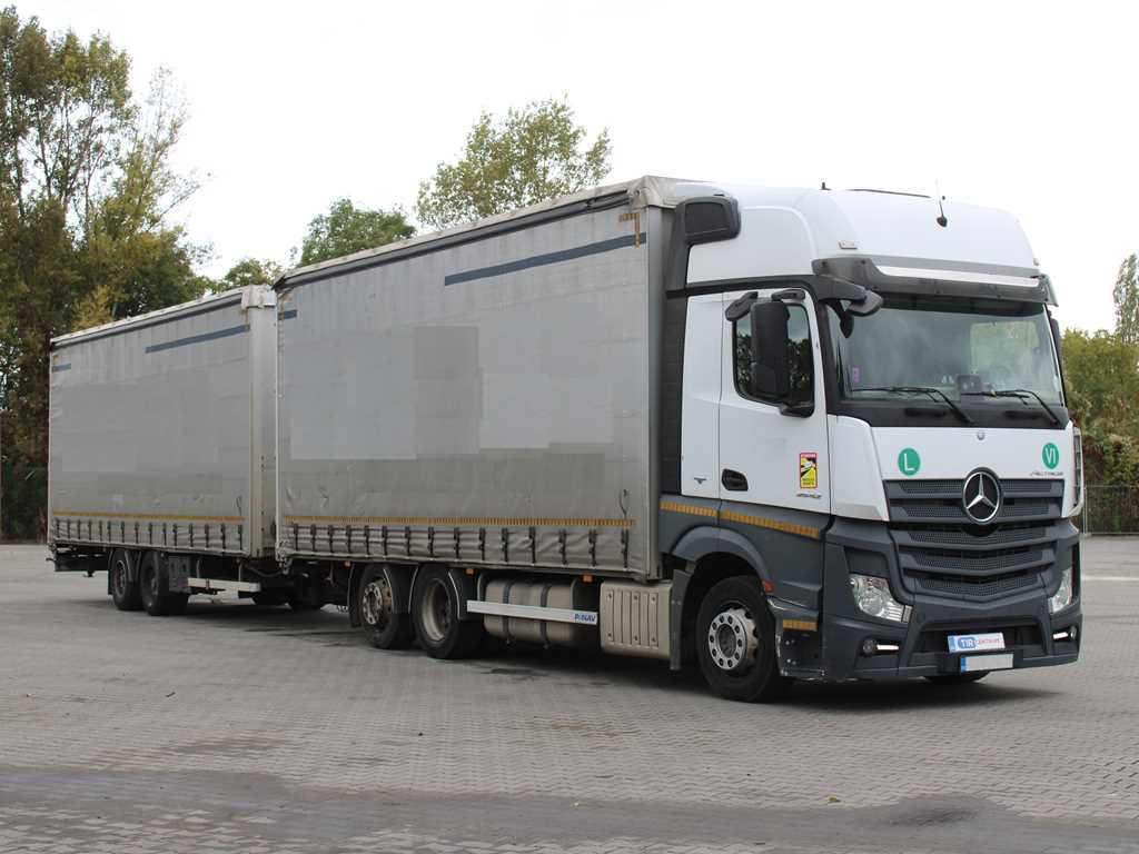 Mercedes-Benz Actros 2542, 6X2, LIFTING AXLE + PANAV TVK18M - Camião de lona: foto 3 Mercedes-Benz Actros 2542, 6X2, LIFTING AXLE + PANAV TVK18M - Camião de lona: foto 3