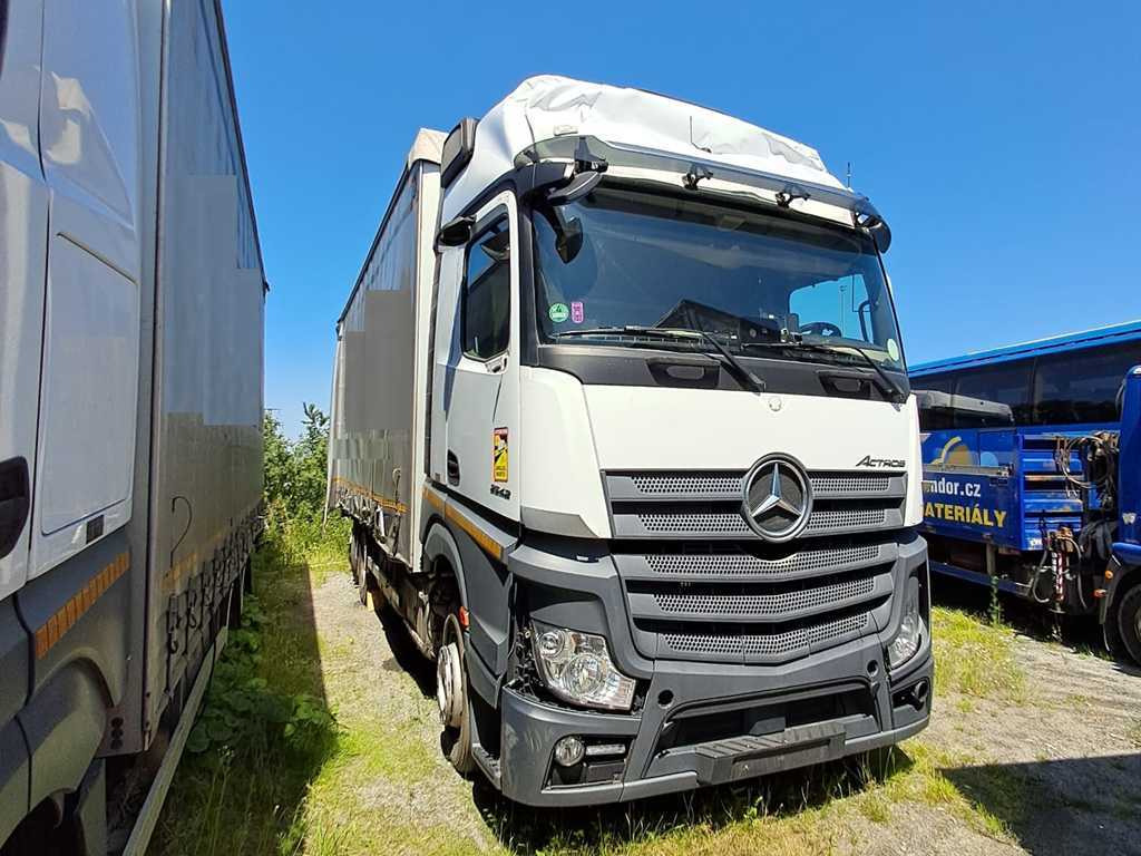 Mercedes-Benz Actros 2542, 6X2 + PANAV TVK18M - Camião de lona: foto 2 Mercedes-Benz Actros 2542, 6X2 + PANAV TVK18M - Camião de lona: foto 2