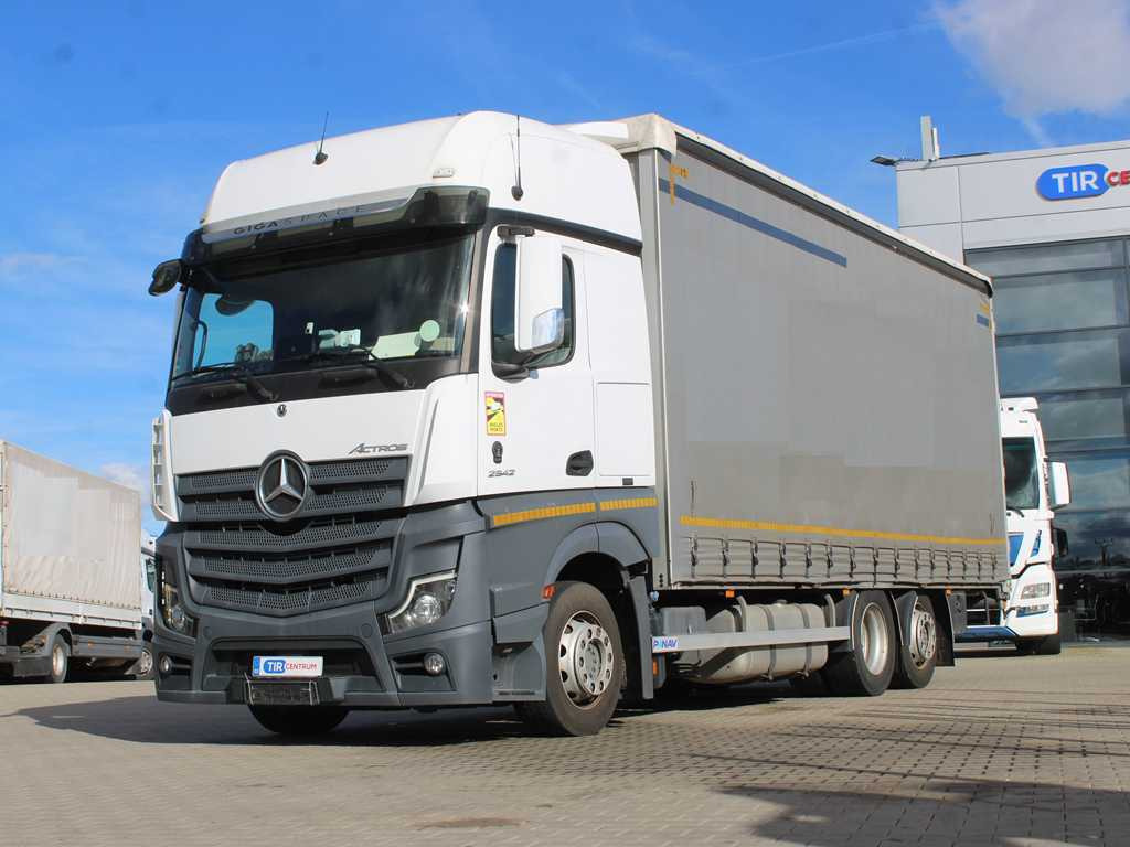 Mercedes-Benz Actros 2542, EURO 6, 6X2, NAVIGATION - Camião de lona: foto 1 Mercedes-Benz Actros 2542, EURO 6, 6X2, NAVIGATION - Camião de lona: foto 1