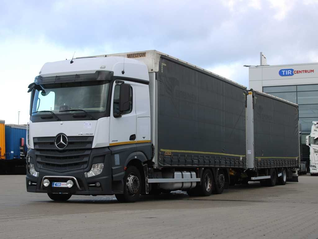 Mercedes-Benz Actros 2545, TRANZIT SET, LIFTING AXLE, EURO 6 - Camião de lona: foto 1 Mercedes-Benz Actros 2545, TRANZIT SET, LIFTING AXLE, EURO 6 - Camião de lona: foto 1