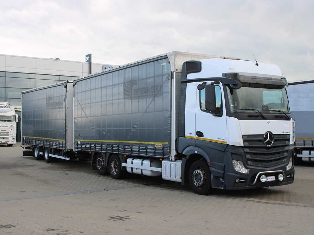 Mercedes-Benz Actros 2545, TRANZIT SET, LIFTING AXLE, EURO 6 - Camião de lona: foto 2 Mercedes-Benz Actros 2545, TRANZIT SET, LIFTING AXLE, EURO 6 - Camião de lona: foto 2