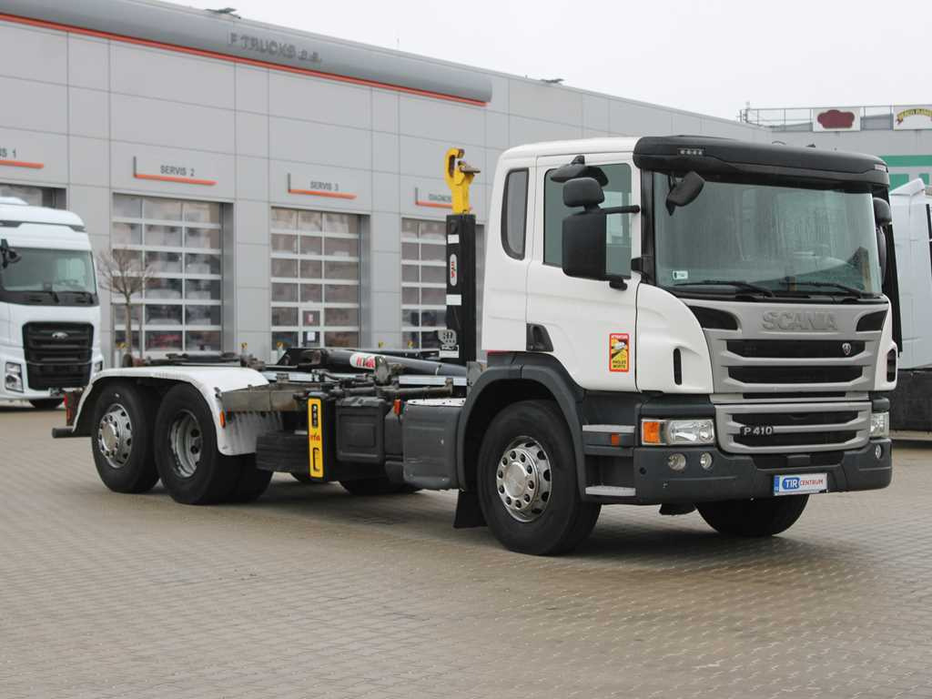 Scania P410, EURO 5, 6X2, CONTAINER HOOK CARRIER, LIFTING AXLE - Camião polibenne: foto 3 Scania P410, EURO 5, 6X2, CONTAINER HOOK CARRIER, LIFTING AXLE - Camião polibenne: foto 3
