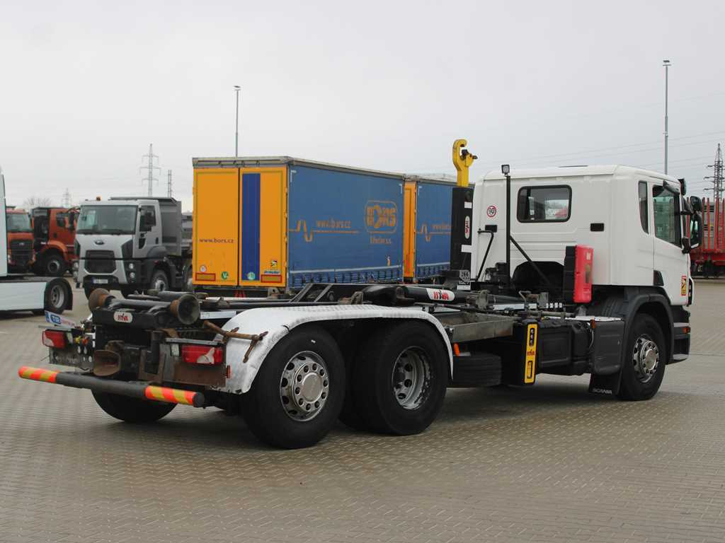 Scania P410, EURO 5, 6X2, CONTAINER HOOK CARRIER, LIFTING AXLE - Camião polibenne: foto 4 Scania P410, EURO 5, 6X2, CONTAINER HOOK CARRIER, LIFTING AXLE - Camião polibenne: foto 4