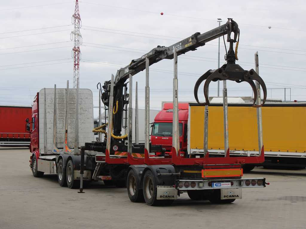 Scania R 480, HYDRAULIC ARM LHO L120Z(78), 6X4 - Camião de transporte de madeira, Camião grua: foto 5 Scania R 480, HYDRAULIC ARM LHO L120Z(78), 6X4 - Camião de transporte de madeira, Camião grua: foto 5
