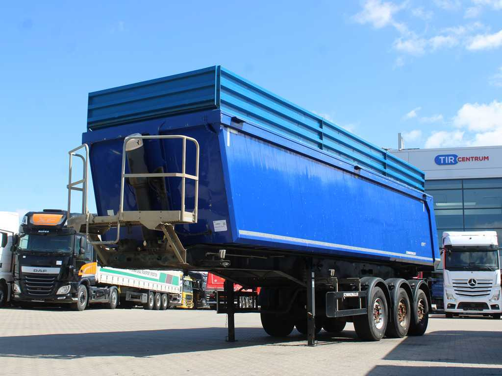 Schwarzmüller KIS 3/E, 2X LIFT AXLE, SAF, 46m³ - Semi-reboque basculante: foto 1 Schwarzmüller KIS 3/E, 2X LIFT AXLE, SAF, 46m³ - Semi-reboque basculante: foto 1