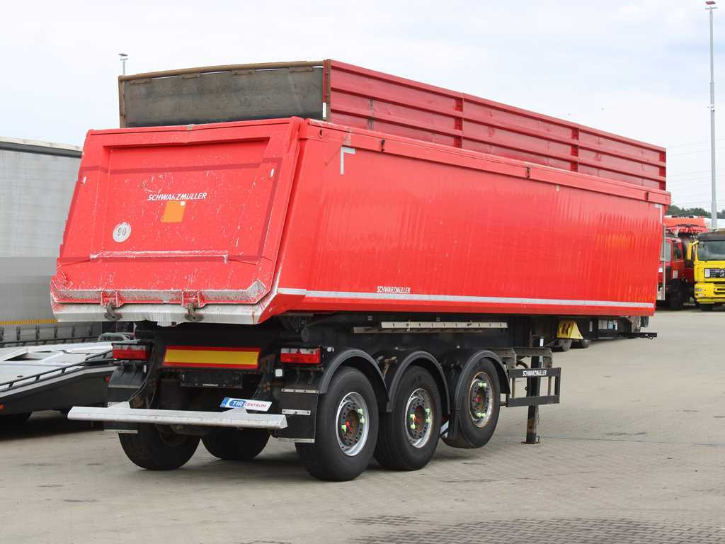 Schwarzmüller KIS 3/E, 2X LIFT AXLE, SAF, 46m³ - Semi-reboque basculante: foto 4 Schwarzmüller KIS 3/E, 2X LIFT AXLE, SAF, 46m³ - Semi-reboque basculante: foto 4