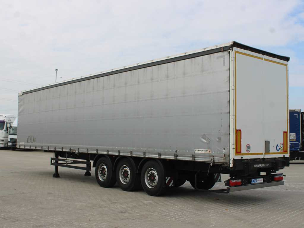 Schwarzmüller SPA 3/E, AXLES SAF, MULDA, MULTILOCK, TIRES 80% - Semi-reboque de lona: foto 5 Schwarzmüller SPA 3/E, AXLES SAF, MULDA, MULTILOCK, TIRES 80% - Semi-reboque de lona: foto 5