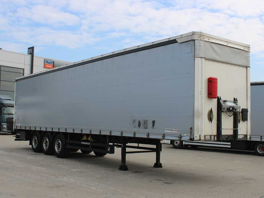 Schwarzmüller SPA 3/E, AXLES SAF, MULDA, MULTILOCK, TIRES 80% - Semi-reboque de lona: foto 3 Schwarzmüller SPA 3/E, AXLES SAF, MULDA, MULTILOCK, TIRES 80% - Semi-reboque de lona: foto 3