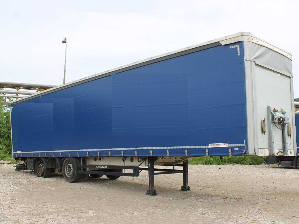 Schwarzmüller SPA 3/E, MULTILOCK, LIFTING AXLE, SAF, MULDA - Semi-reboque de lona: foto 2 Schwarzmüller SPA 3/E, MULTILOCK, LIFTING AXLE, SAF, MULDA - Semi-reboque de lona: foto 2
