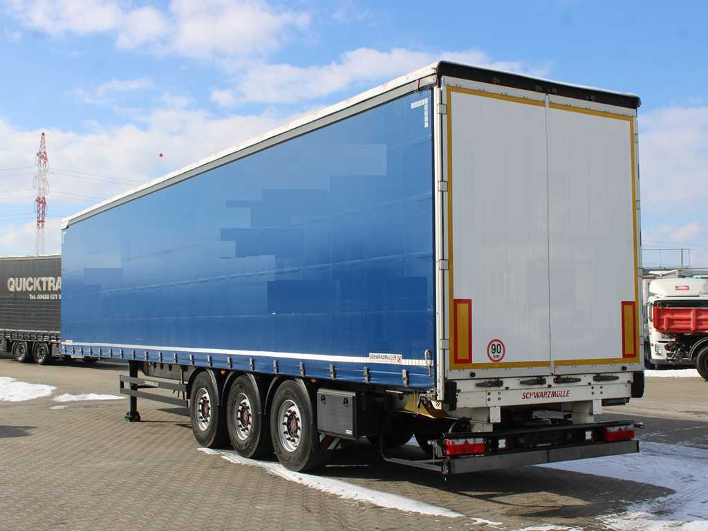 Schwarzmüller SPA 3/E, MULTILOCK, LIFTING AXLE, SAF, MULDA - Semi-reboque de lona: foto 4 Schwarzmüller SPA 3/E, MULTILOCK, LIFTING AXLE, SAF, MULDA - Semi-reboque de lona: foto 4