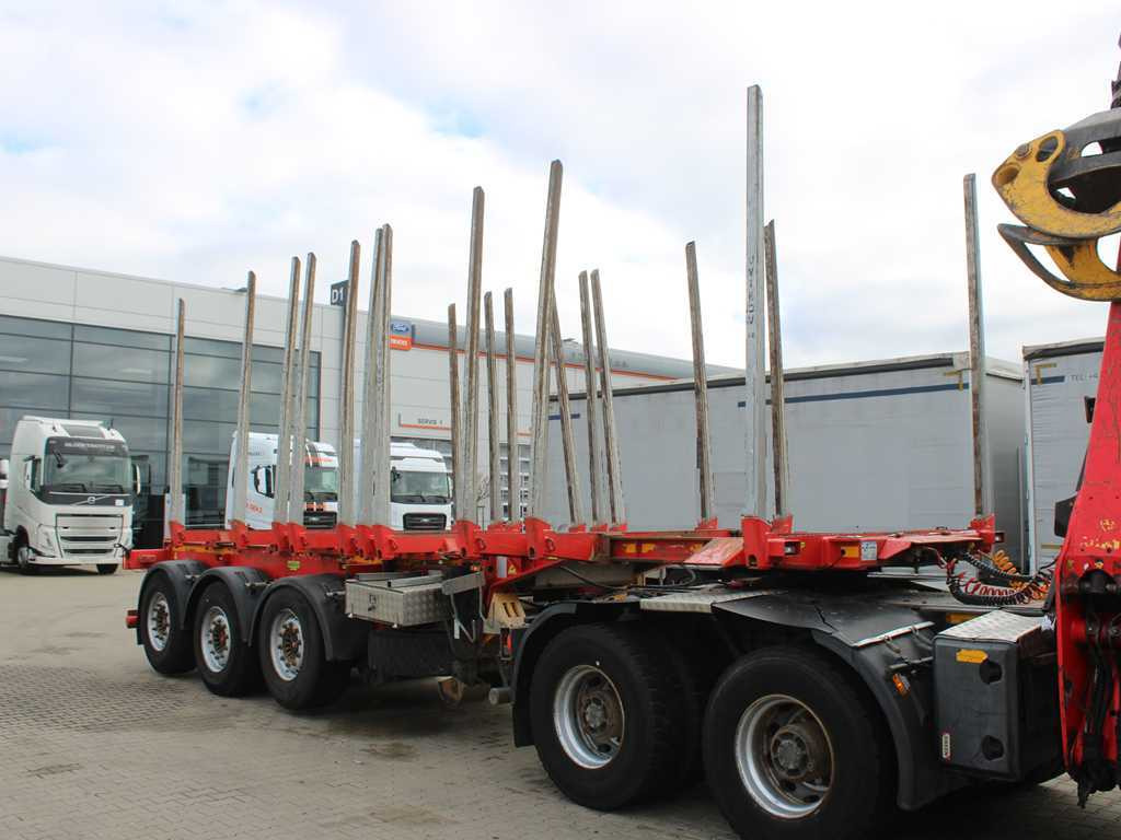 Umikov NPK 39, 2X LIFTING AXLE, SAF - Semi-reboque transporte de madeira: foto 2 Umikov NPK 39, 2X LIFTING AXLE, SAF - Semi-reboque transporte de madeira: foto 2