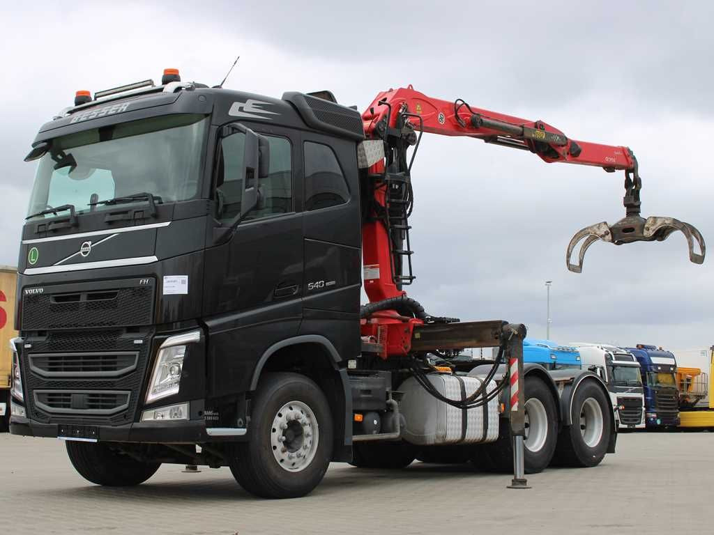 Volvo FH 540, 6X4, VEB+, Crane EPSILON Q170Z96 - Camião de transporte de madeira, Camião grua: foto 1 Volvo FH 540, 6X4, VEB+, Crane EPSILON Q170Z96 - Camião de transporte de madeira, Camião grua: foto 1