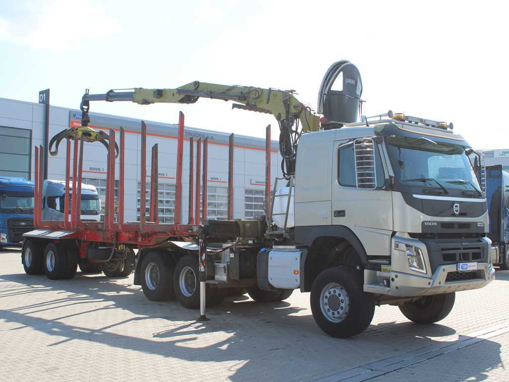 Volvo FMX 500, 6X6, LOGLIFT F265Z95 + DOLL trailer (2007) - Camião de transporte de madeira, Camião grua: foto 4 Volvo FMX 500, 6X6, LOGLIFT F265Z95 + DOLL trailer (2007) - Camião de transporte de madeira, Camião grua: foto 4