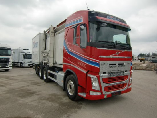 Volvo FH 500 8X4*4 Euro 6, Retarder, Tierkörpertransport Voll Luft - Camião: foto 1 Volvo FH 500 8X4*4 Euro 6, Retarder, Tierkörpertransport Voll Luft - Camião: foto 1