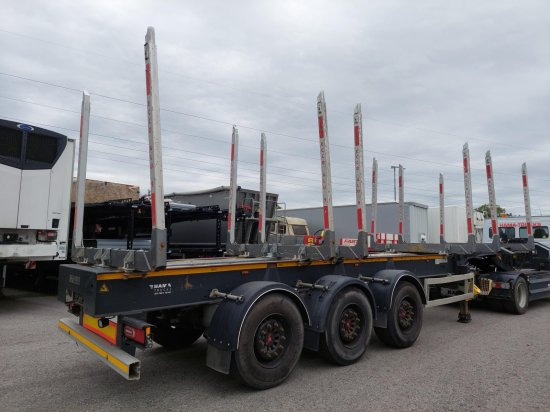 DOLL Holzauflieger H3S-12, Tydraul , Langholz, 2+4 verstellbare Rungenpaare, Langholz, Liftachse, - Semi-reboque transporte de madeira: foto 4 DOLL Holzauflieger H3S-12, Tydraul , Langholz, 2+4 verstellbare Rungenpaare, Langholz, Liftachse, - Semi-reboque transporte de madeira: foto 4