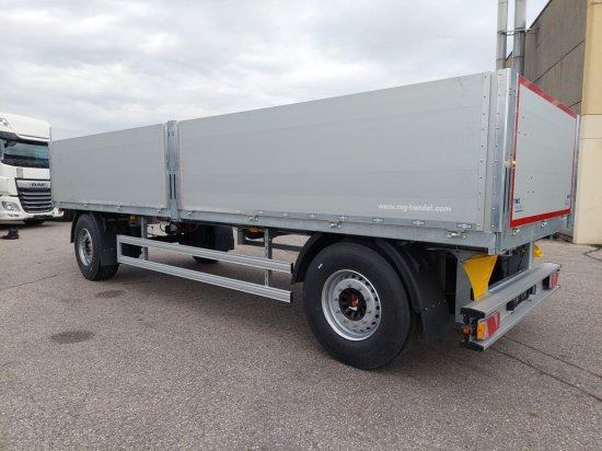 HUMBAUR Baustoffanhänger, 7,1 Meter ,Neufahrzeug, SAF-Achsen - Reboque plataforma/ Caixa aberta: foto 2 HUMBAUR Baustoffanhänger, 7,1 Meter ,Neufahrzeug, SAF-Achsen - Reboque plataforma/ Caixa aberta: foto 2