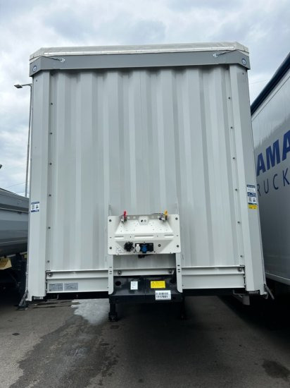 Krone 1-achs Auflieger, Heckabstützung XL Zertifikat, Edscha-Verdeck, - Semi-reboque de lona: foto 2 Krone 1-achs Auflieger, Heckabstützung XL Zertifikat, Edscha-Verdeck, - Semi-reboque de lona: foto 2