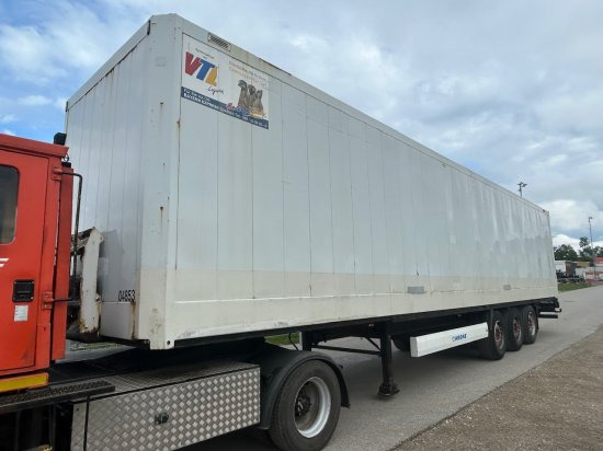 Krone SD-K Kofferauflieger, Liftachse, SAF - Semi-reboque furgão: foto 1 Krone SD-K Kofferauflieger, Liftachse, SAF - Semi-reboque furgão: foto 1