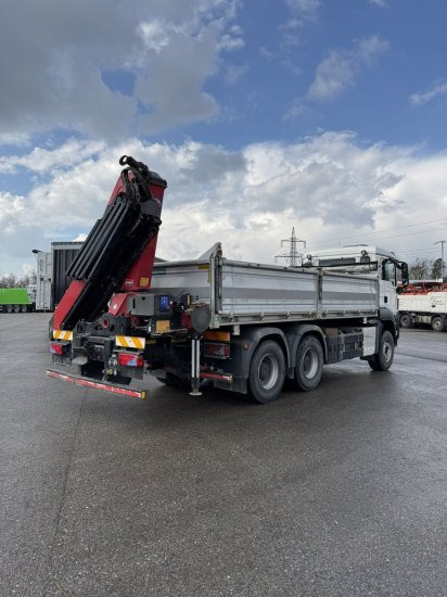 MAN TGS 26.430 6x4 3-Seitenkipper, HMF 2020K-RC Heckkran abnehmbar, - Camião basculante, Camião grua: foto 4 MAN TGS 26.430 6x4 3-Seitenkipper, HMF 2020K-RC Heckkran abnehmbar, - Camião basculante, Camião grua: foto 4