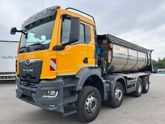MAN TGS 35.510 8x4 Carnehl Muldenkipper, Thermomulde, Hardox - Camião basculante: foto 1 MAN TGS 35.510 8x4 Carnehl Muldenkipper, Thermomulde, Hardox - Camião basculante: foto 1