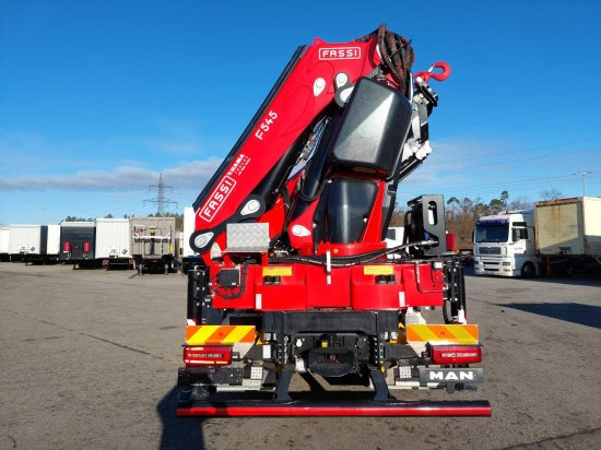 MAN TGX 26.510 LL Pritsche, Fassi F545RA.2.28XE, Containerverschlüsse, - Camião de caixa aberta/ Plataforma, Camião grua: foto 3 MAN TGX 26.510 LL Pritsche, Fassi F545RA.2.28XE, Containerverschlüsse, - Camião de caixa aberta/ Plataforma, Camião grua: foto 3